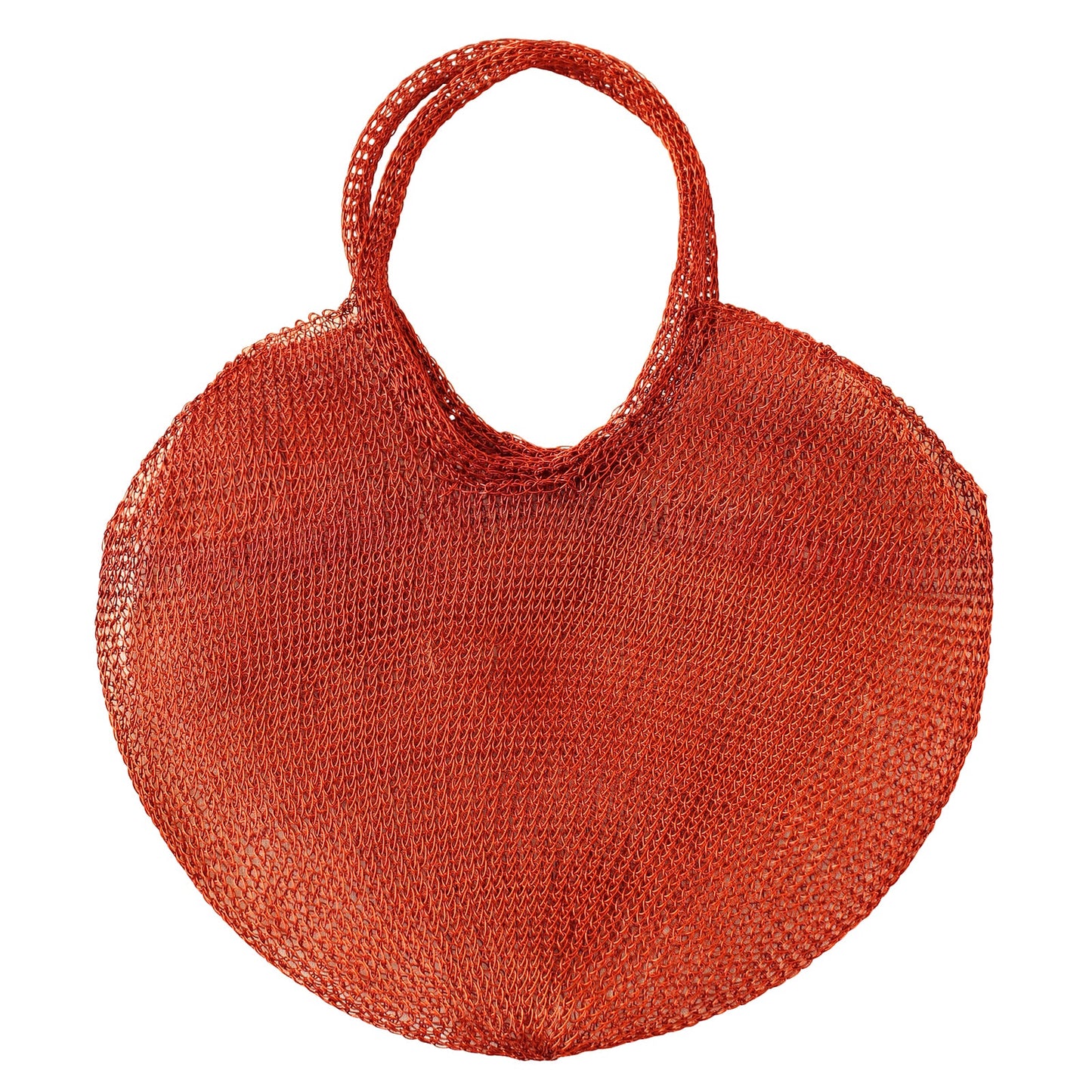 SOL Mesh Wire Tote Bag in Copper