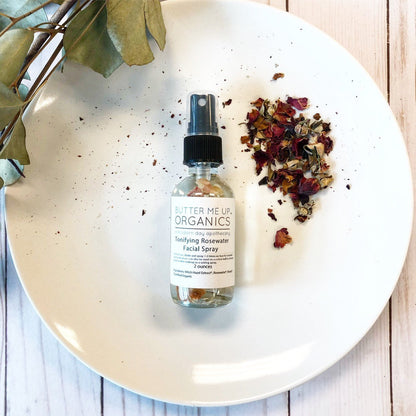 Organic Rosewater Toner / Facial Mist / Makeup Setting Spray / Organic